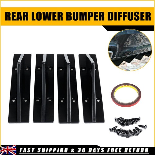 Triangle lower fin bumper rear - fin,